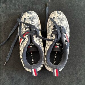 Tommy Hilfiger Heely Kids Sneakers - Navy, White, and Red